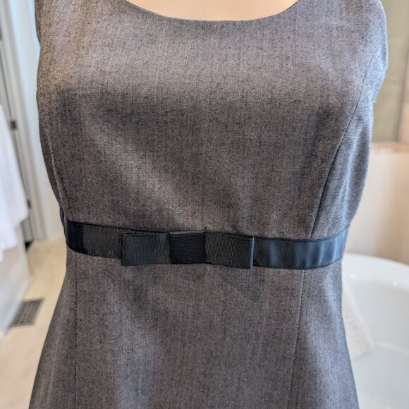 Tristan & America Empire Waist Gray Dress Size 6 - Picture 2 of 5